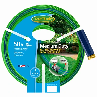 All-Weather Garden Hose, Medium-Duty, 5/8-In. x 50-Ft.