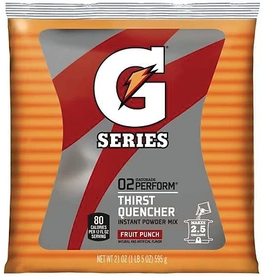 G Series Thirst Quencher Powder Packets, Fruit Punch, 21 oz.
