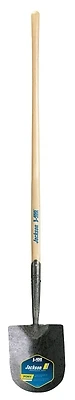 Irrigating Shovel, Round-Point, 8.875 x 10-In. Blade, 47-In. Wood Handle