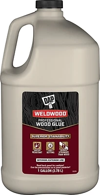 1 Gallon Professional Wood Glue - Type Ii Water Resistant Adhesive