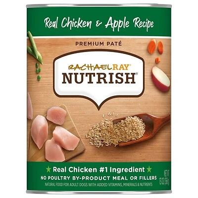 Canned Dog Food, Real Real Chicken & Apple Recipe, 13-oz. Can