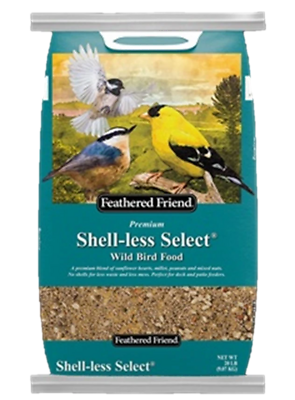 Feathered Friend 14400 Shell-less Select Wild Bird Food, 20 Lb Bag