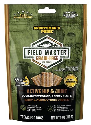 Sportsman's Pride Field Master Hip & Joint Duck Jerky Dog Treats, 5 Oz.