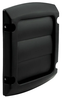 Provent 4 In. Black Louvered Exhaust Replacement Vent Cap