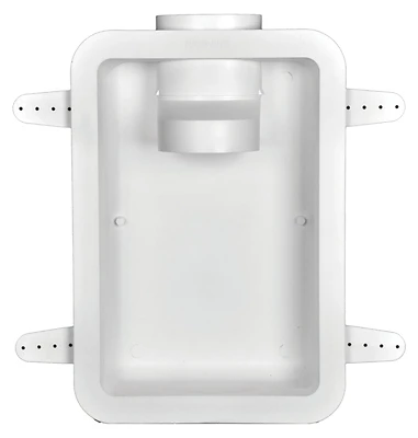 12.05" W X 17.5" L X 3.45" D White Recessed Dryer Wall Box