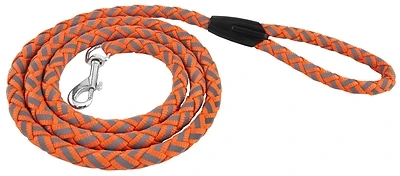6 Ft. Reflective Safety Orange Nylon Dog Leash