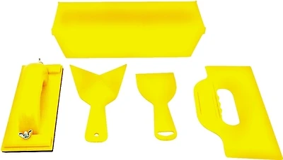 Homax 00089 5-Pc. Drywall Taping Kit, Yellow