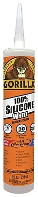Silicone Sealant, White, 10-oz.