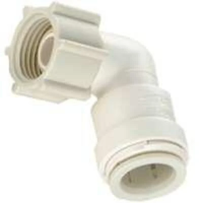 PEX Quick Connect Swivel Pipe Elbow, 3/8 x 7/8 In.