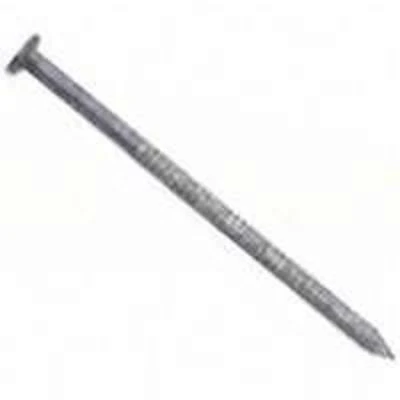 Pressure-Treated Lumber Nails, Ring-Shank, 12D, 3-1/4 In., 5 Lbs.