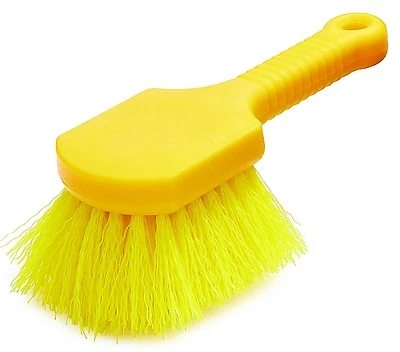 Short-Handle Plastic Utility Brush, 8 In.