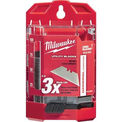 2-point Utility Knife Blades 2-3/8 In. (75-pack) Model 48-22-1975
