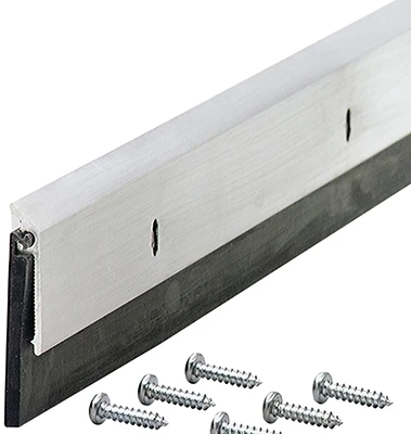 Commercial Grade Aluminum And Epdm Rubber Door Sweep, 48 Inches Long