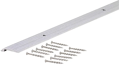 Building Products 3/4 In. X 6 Ft. Satin Silver Aluminum Fluted Tile Edging