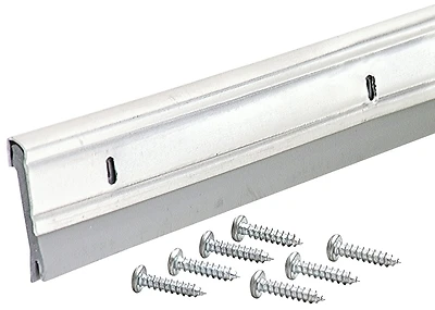 1-1/4 In. X 36 In. Silver Economy Aluminum & Vinyl Door Sweep