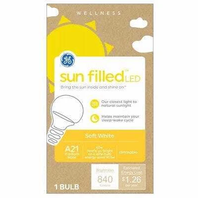 LED Light Bulb, Sun Filled, Frosted, A21, 840 Lumens, 11 Watt