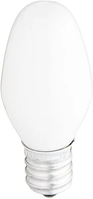 LED Night Light Bulbs, Candelabra Base, Clear, 1 Watt, 2-Pk.