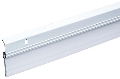 Frost King A82/36W Door Sweep, Aluminum/Vinyl, White, 2-3/8 x 36 In.