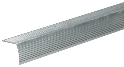 Frost King H4128FS3 Aluminum Stair Edging, 1-1/8 x 36 In., Satin Silver