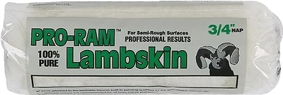 Paint Roller Cover, Lambskin, 3/4 x 9-In.