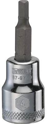 DeWalt DWMT87971OSP Hex Bit Socket, 3/8 In. Drive, 4mm