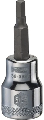 DeWalt DWMT86388OSP Hex Bit Socket, 5/32 In., 3/8 In. Drive, Chrome Vanadium