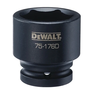 Metric Impact Socket, 6-Point, 3/4 In. Drive, 38mm