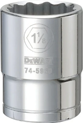 Socket, 12-Point, 3/4 In. Drive, 1-1/8 In.