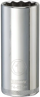 DeWalt DWMT74535OSP Deep Socket, 1 In., 12-Point, 1/2 In. Drive