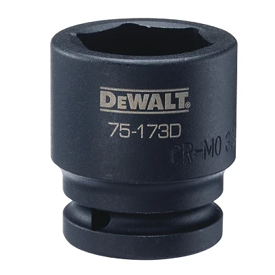 Metric Impact Socket, 6-Point, 3/4 In. Drive, 33mm