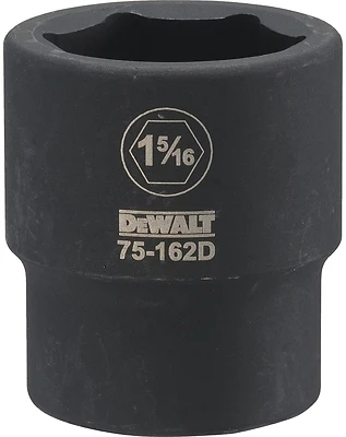 SAE Impact Socket, 6-Point, 3/4 In. Drive, 1-5/16 In.