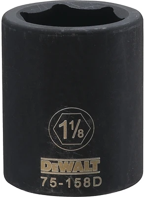 SAE Impact Socket, 6-Point, 3/4 In. Drive, 1-1/8 In.