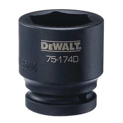 Metric Impact Socket, 6-Point, 3/4 In. Drive, 35mm