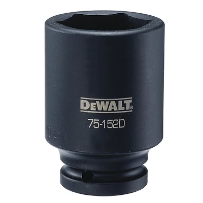 Metric Deep Impact Socket, 6-Point, 3/4 In. Drive, 41mm