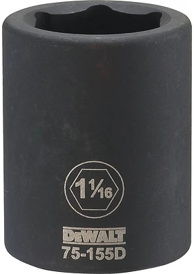SAE Impact Socket, 6-Point, 3/4 In. Drive, 1-1/16 In.