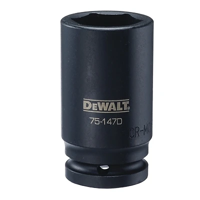 Metric Deep Impact Socket, 6-Point, 3/4 In. Drive, 32mm