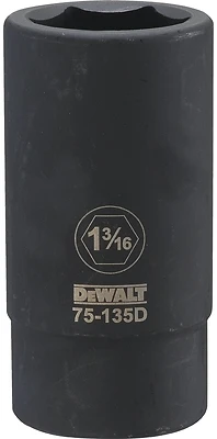 SAE Deep Impact Socket, 6-Point, 3/4 In. Drive, 1-3/16 In.