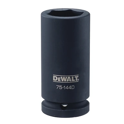 Metric Deep Impact Socket, 6-Point, 3/4 In. Drive, 27mm