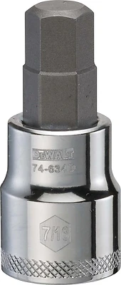 DeWalt DWMT74634OSP Hex Bit Socket, 7/16 In., 3/8 In. Drive