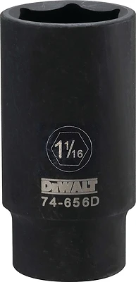 DeWalt DWMT74656OSP Impact Socket, 6-Point, 1/2 In. Drive, 1-1/16 In.