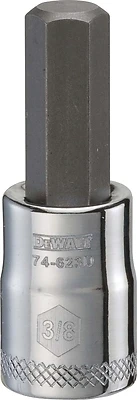DeWalt Hex Bit Socket, 3/8 In., 3/8 In. Drive