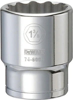 DeWalt DWMT74600OSP Socket, 3/4 In. Drive, 1-3/8 In., 12-Point