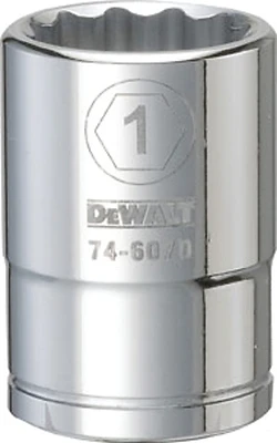 Socket, 12-Point, 3/4 In. Drive, 1 In.