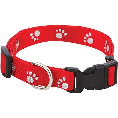Westminster Pet Ruffin' It 39242 Reflective Nylon Dog Collar, 14–20 In.
