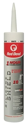 Silicone Shield Kitchen/Bath Sealant, White, 9-oz.