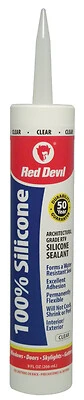 Silicone Caulk, Clear, 10.1-oz.