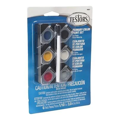 0.10 oz. 6-Color Primary Color Acrylic Paint Pod Set (4-Pack)