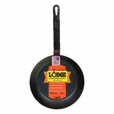 Carbon Steel Skillet, Pre-Seasoned, 10-In.