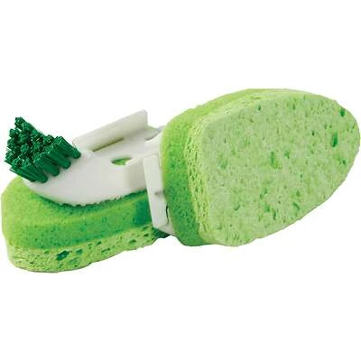 1133 Polypropylene & Recycled Pet Soap Dispensing Brush Refill With Scraper (2-pack)