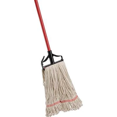 All-purpose Heavy Duty Wet Mop With Quick-change Steel Handle, 60 In Length